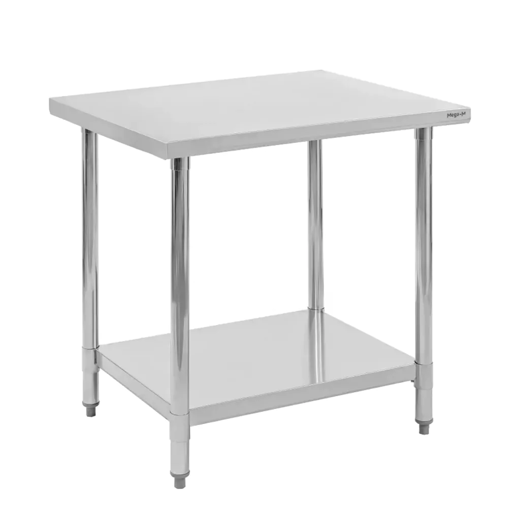 Masa inox centrala cu raft 60x70x85cm [5]