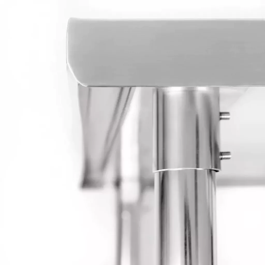 Masa inox centrala cu raft 60x70x85cm [7]
