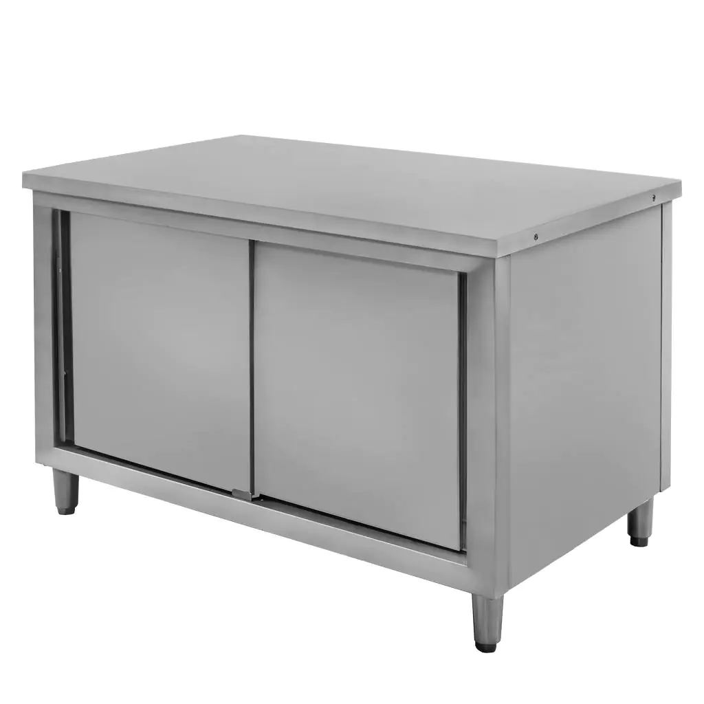 Masa inox centrala cu trecere 120x70x85cm [4]