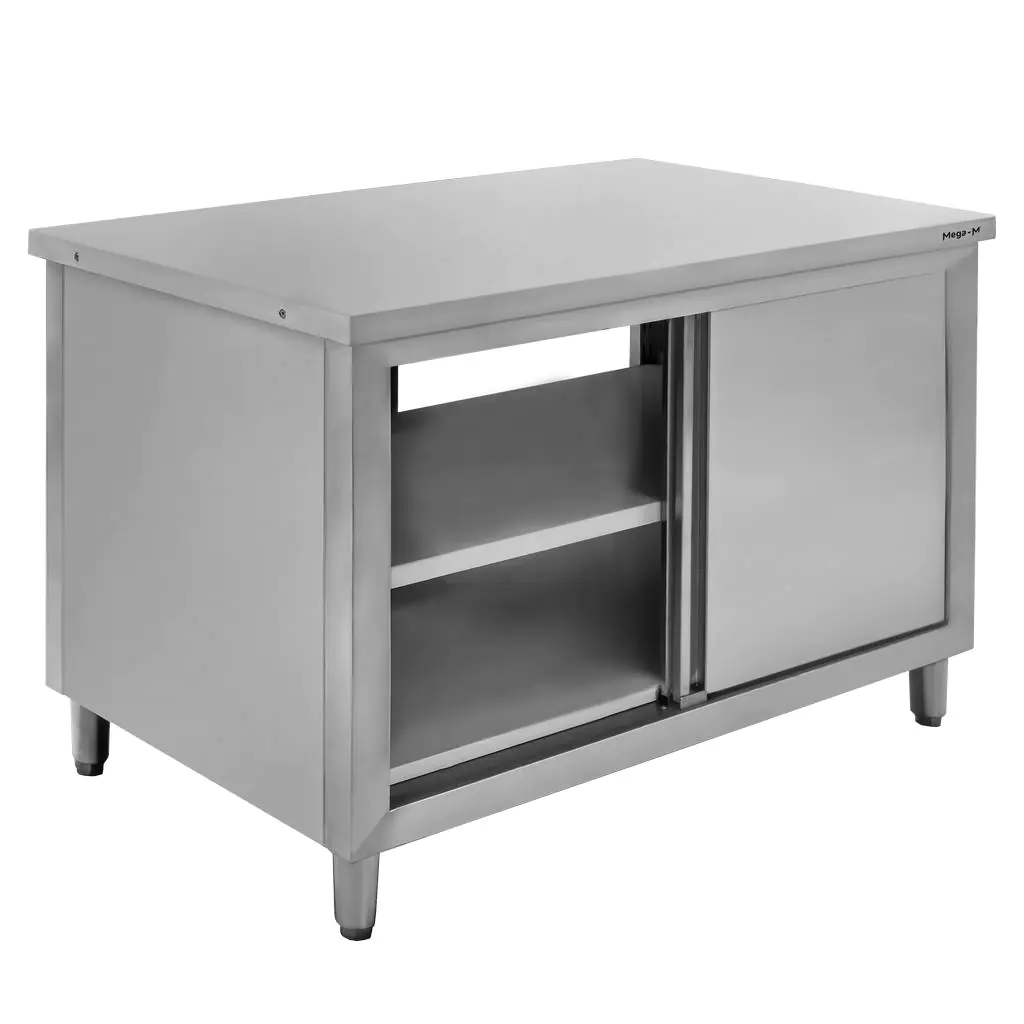 Masa inox centrala cu trecere 120x70x85cm [2]