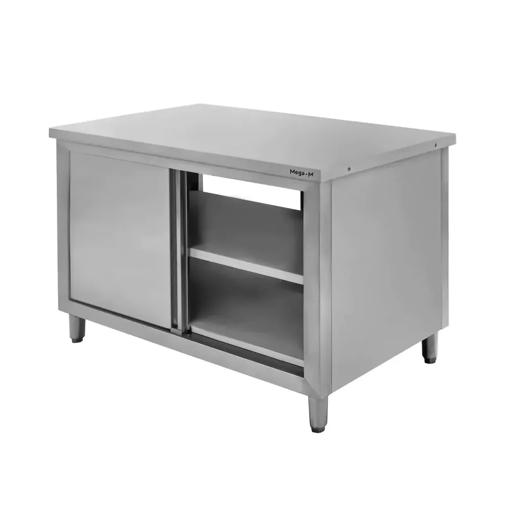 Masa inox centrala cu trecere 120x70x85cm [1]