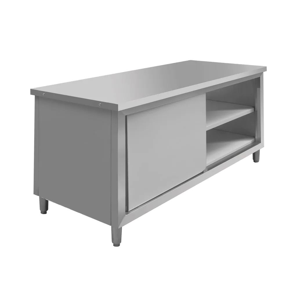 Masa inox centrala cu trecere 180x70x85cm [5]