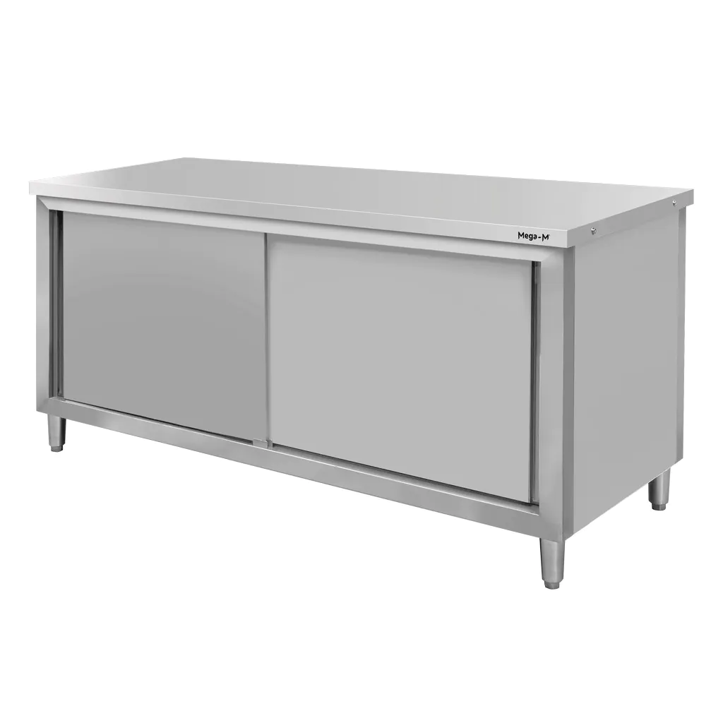 Masa inox centrala cu trecere 180x70x85cm [3]