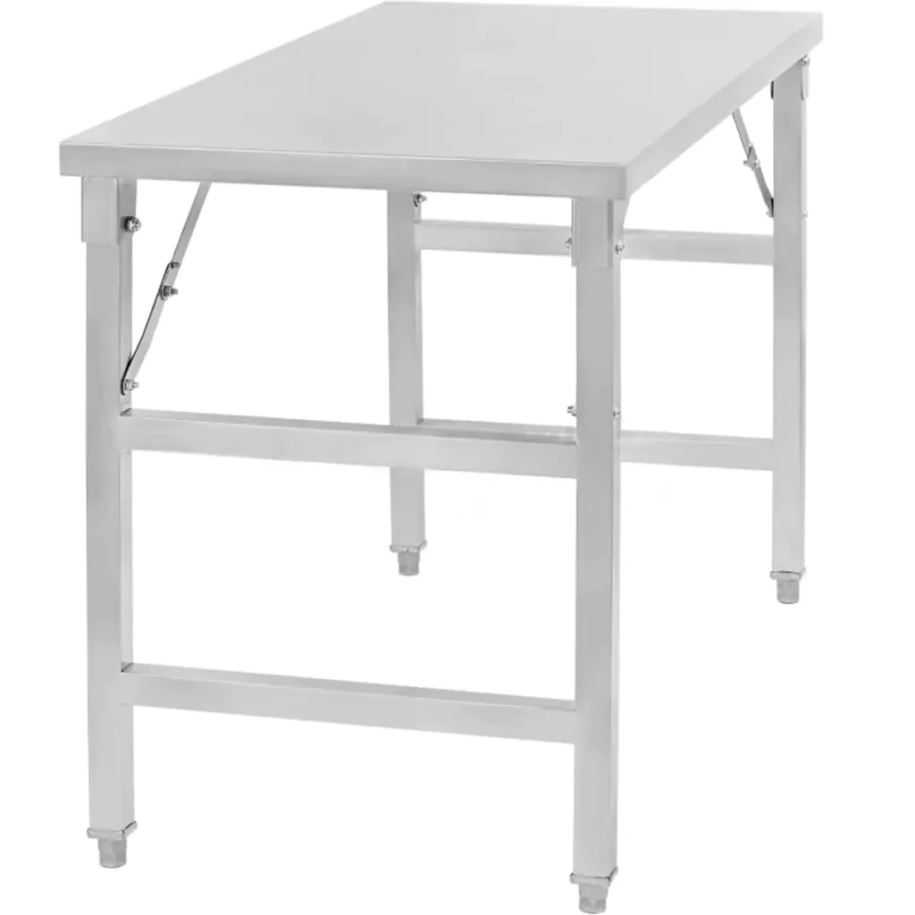 Masa inox centrala pliabila 100x60x85cm [2]