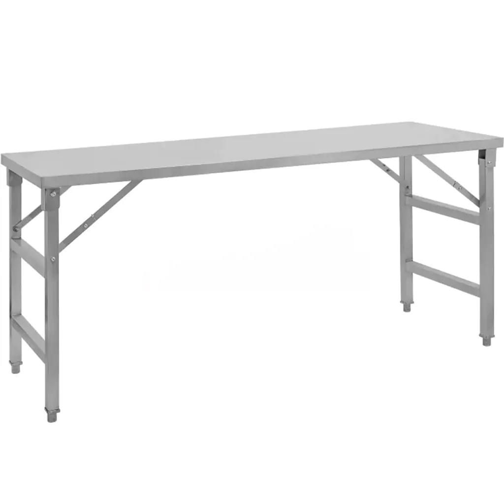 Masa inox centrala pliabila 180x60x85cm [2]