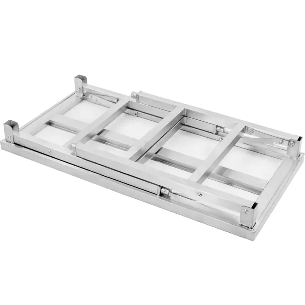 Masa inox centrala, pliabila 80x60x85cm [3]
