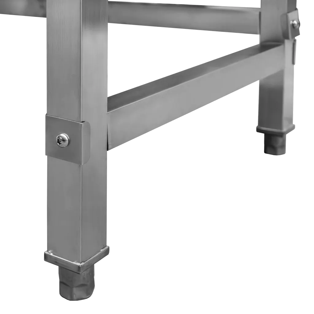 Masa inox de perete, 3 sertare pe stanga 120x70x85cm [7]