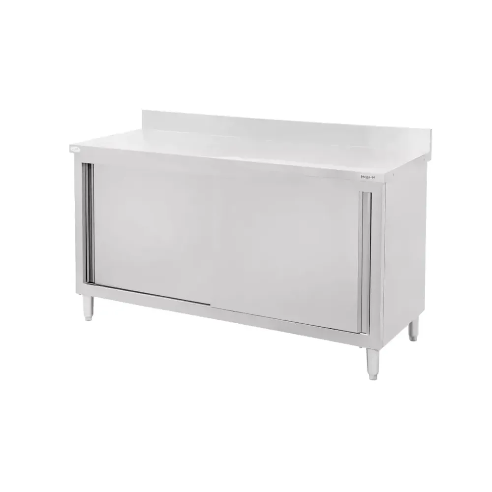 Masa inox perete cu dulap 120x70x85cm [1]