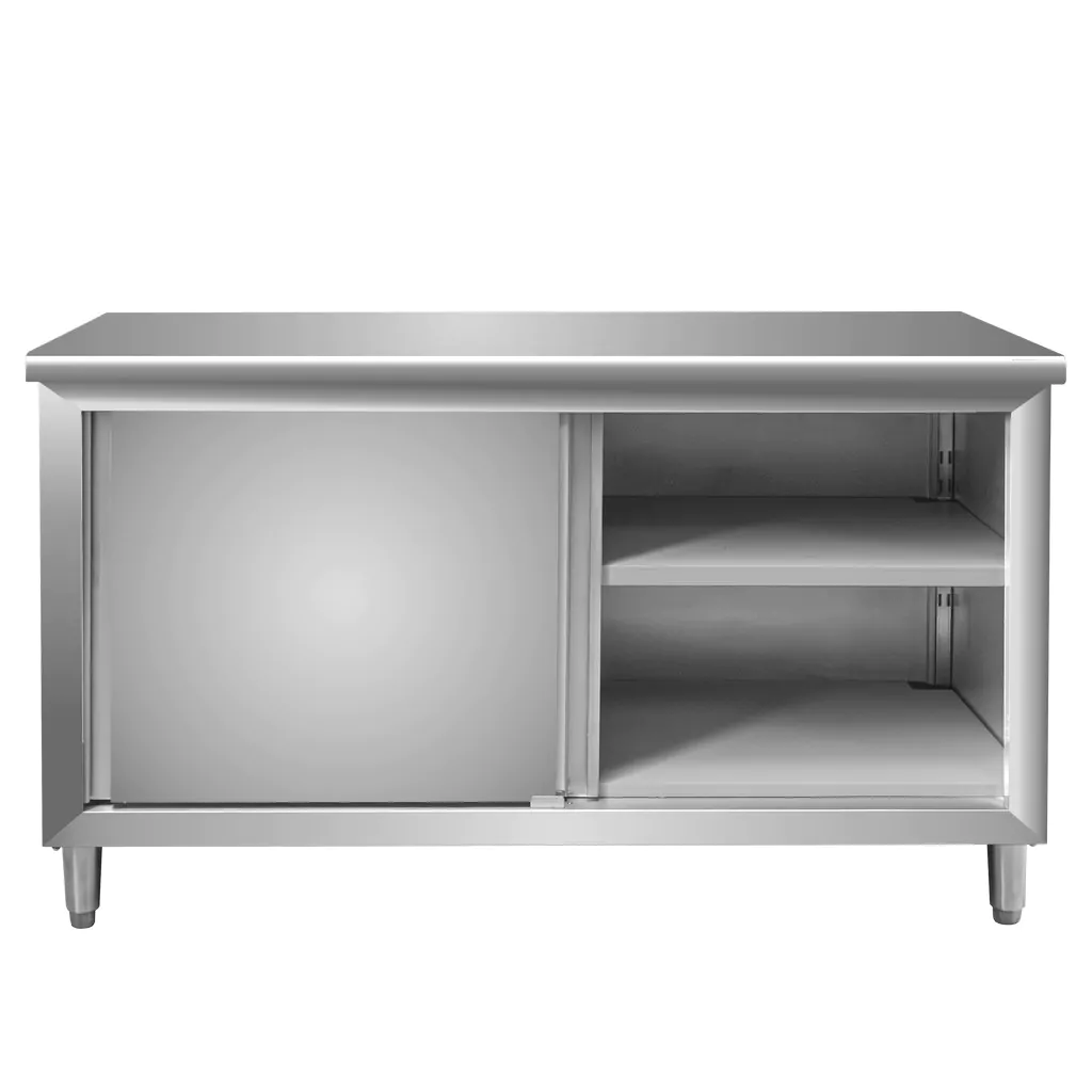 Masa inox perete cu dulap 150x60x85cm [3]