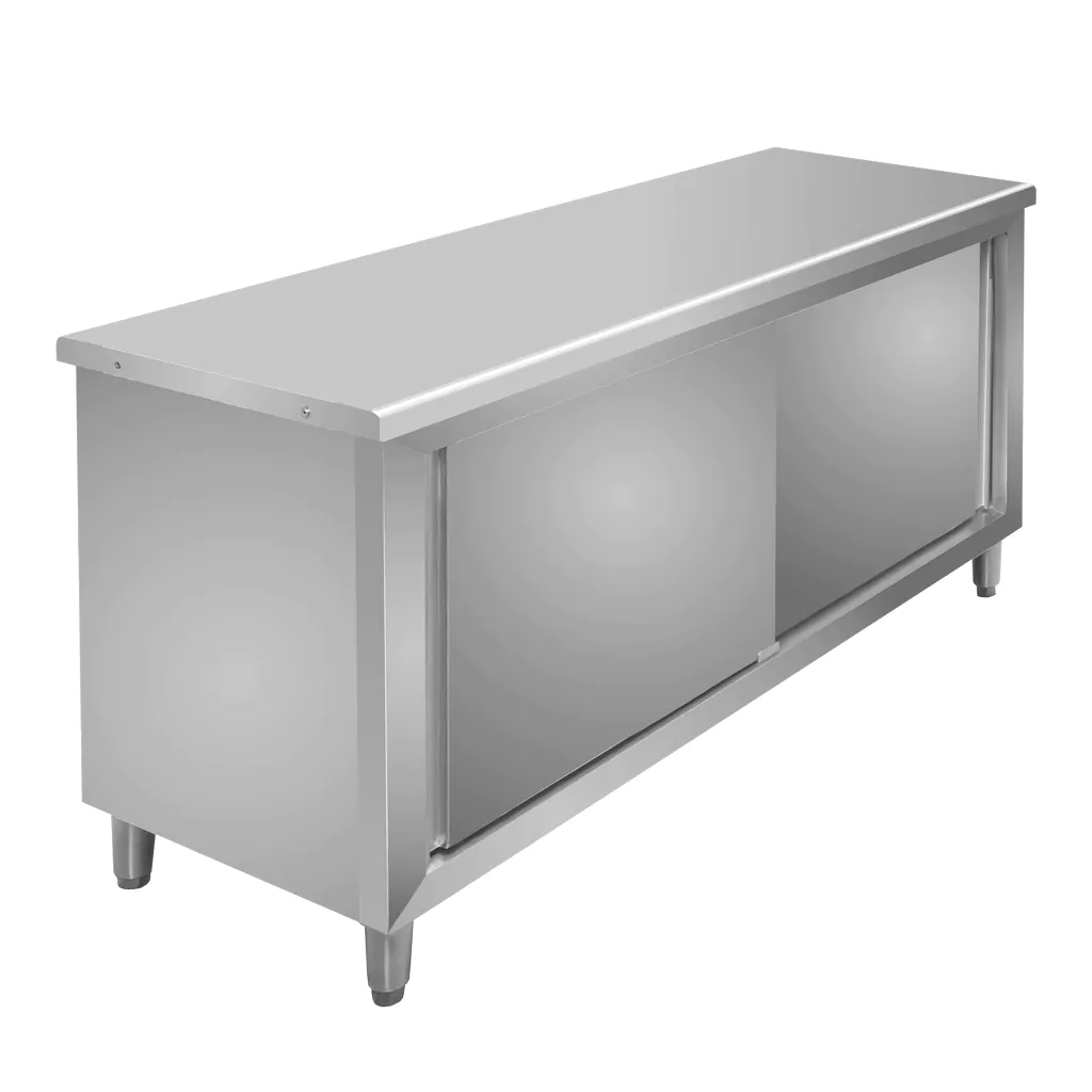 Masa inox perete cu dulap 150x60x85cm [2]