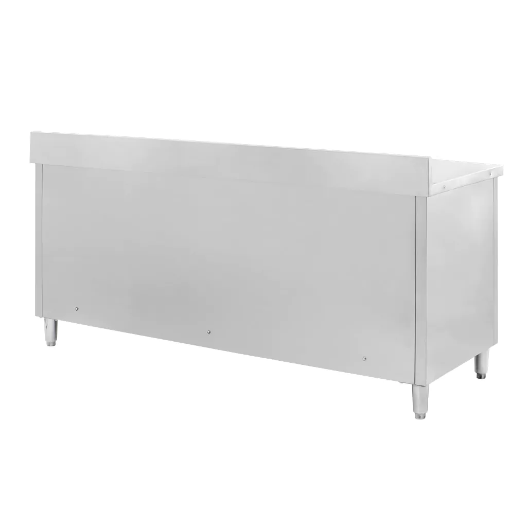 Masa inox perete cu dulap 200x70x85cm [4]