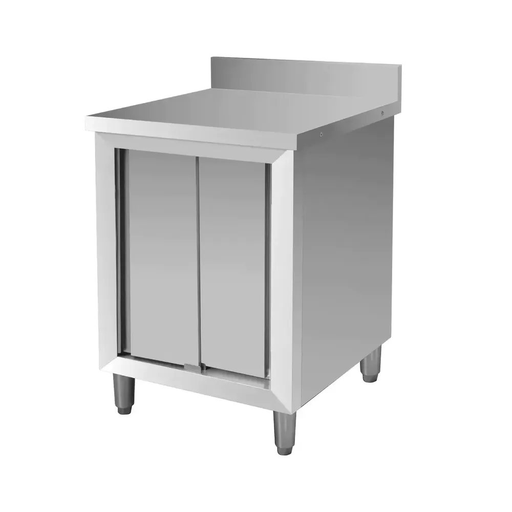 Masa inox perete cu dulap 60x60x85cm [1]