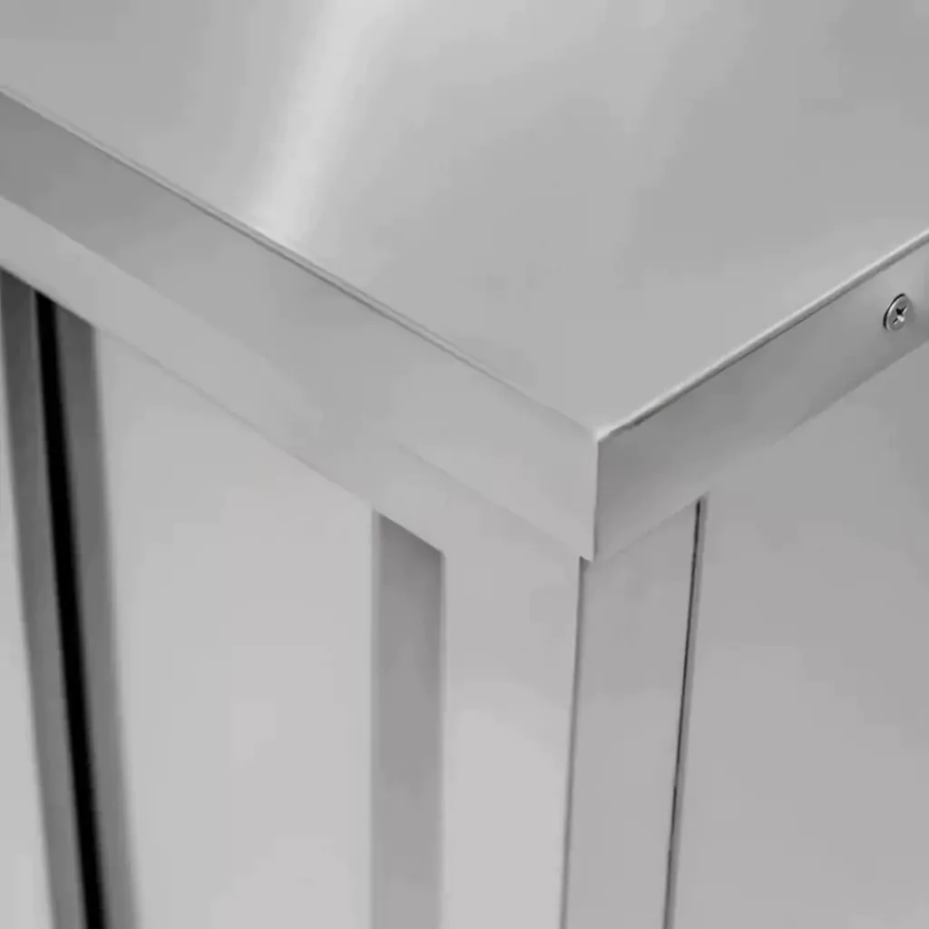Masa inox perete cu dulap 60x60x85cm [4]