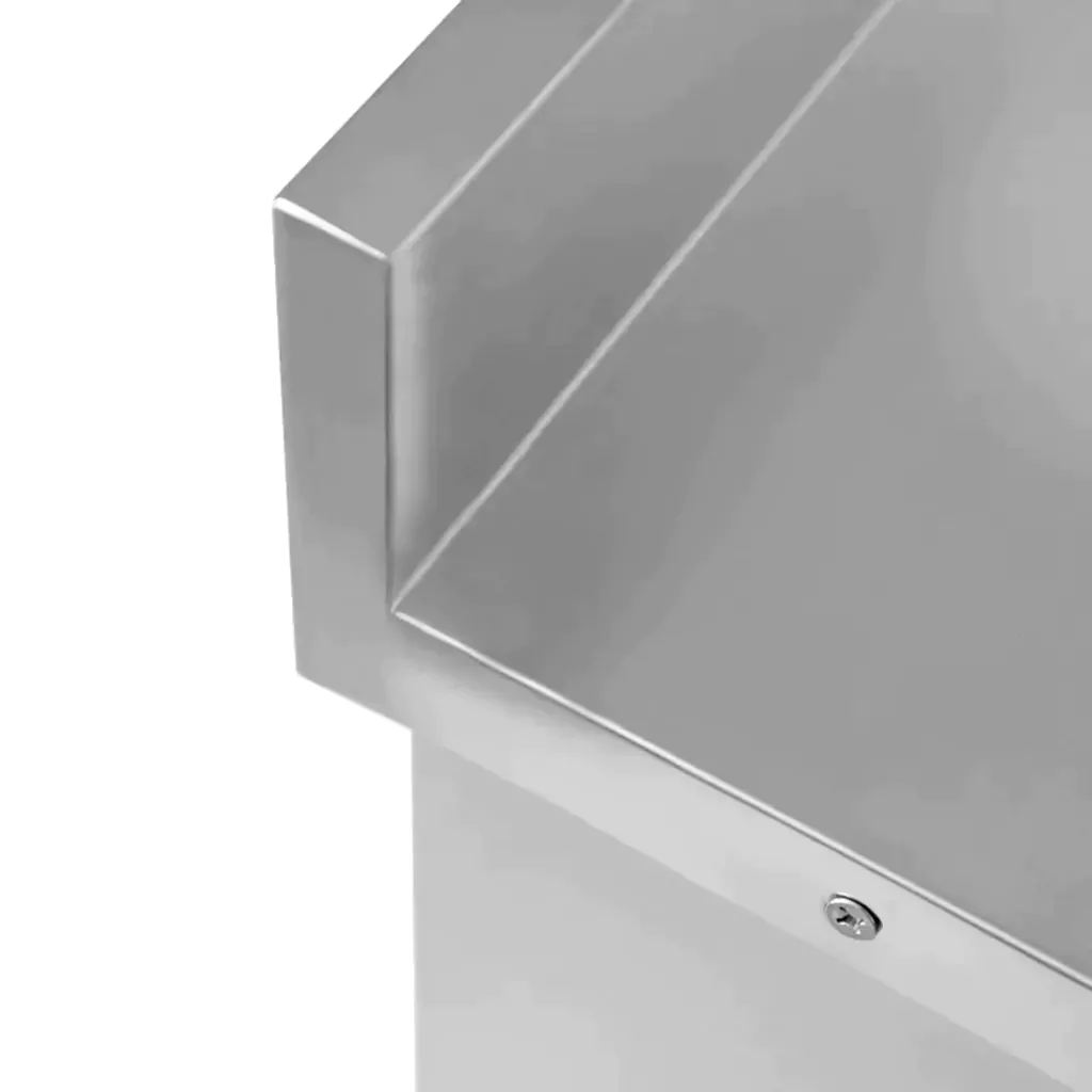 Masa inox perete cu dulap 60x60x85cm [5]