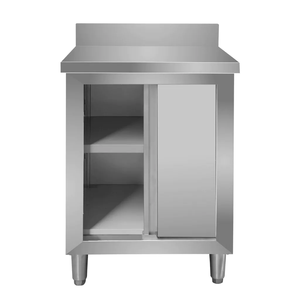 Masa inox perete cu dulap 60x60x85cm [6]