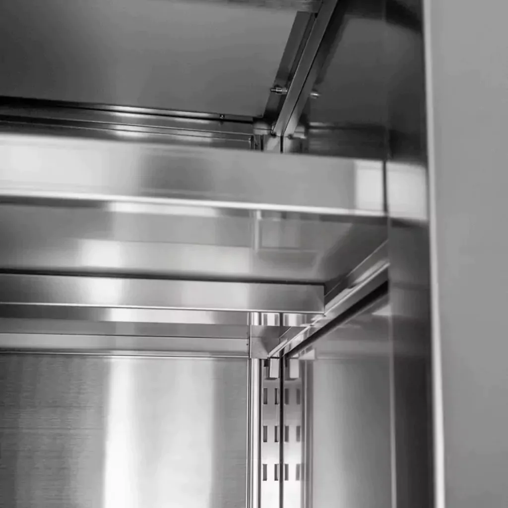 Masa inox perete cu dulap 60x60x85cm [3]