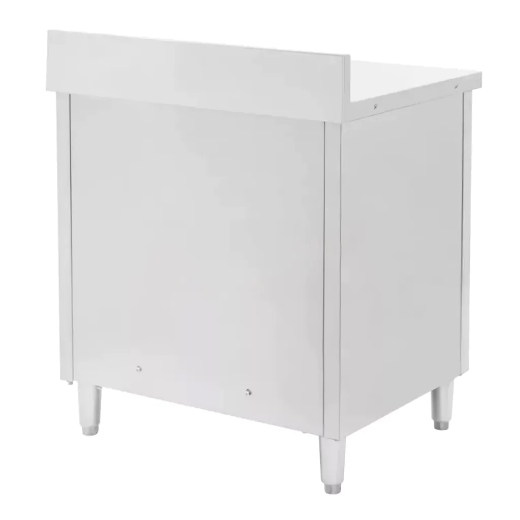 Masa inox perete cu dulap 80x60x85cm [3]