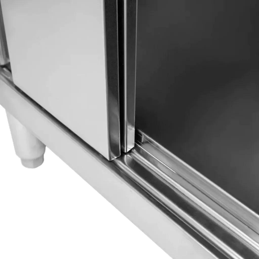Masa inox perete cu dulap 80x60x85cm [8]