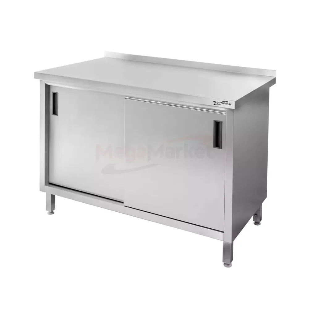Masa inox perete cu dulap sudat 120x60x85cm [1]