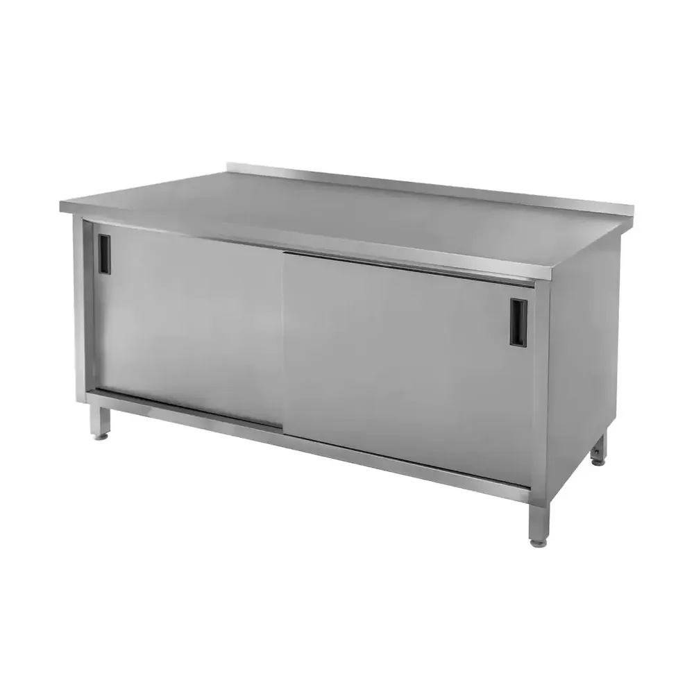 Masa inox perete cu dulap sudat 150x70x85cm [1]