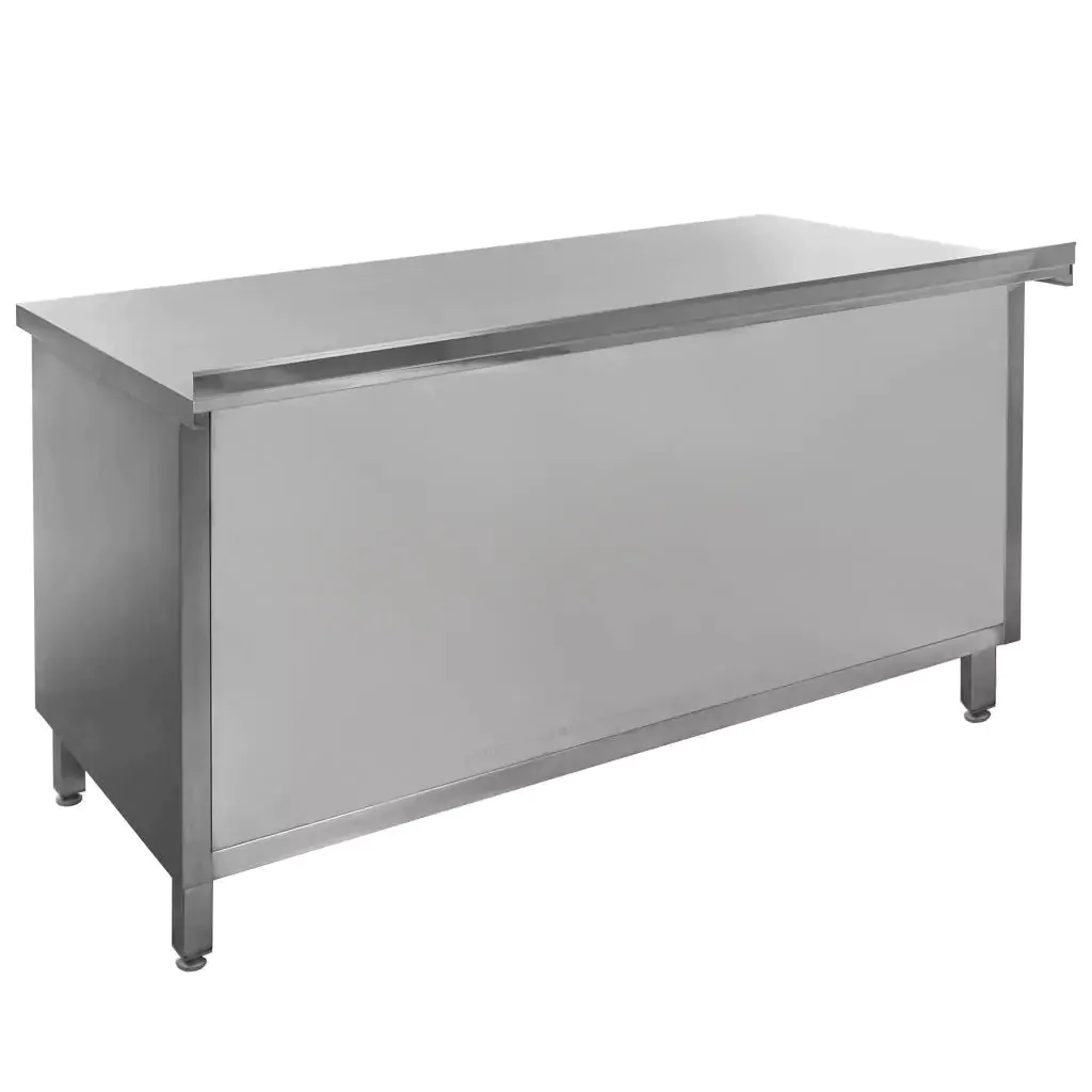 Masa inox perete cu dulap sudat 150x70x85cm [4]