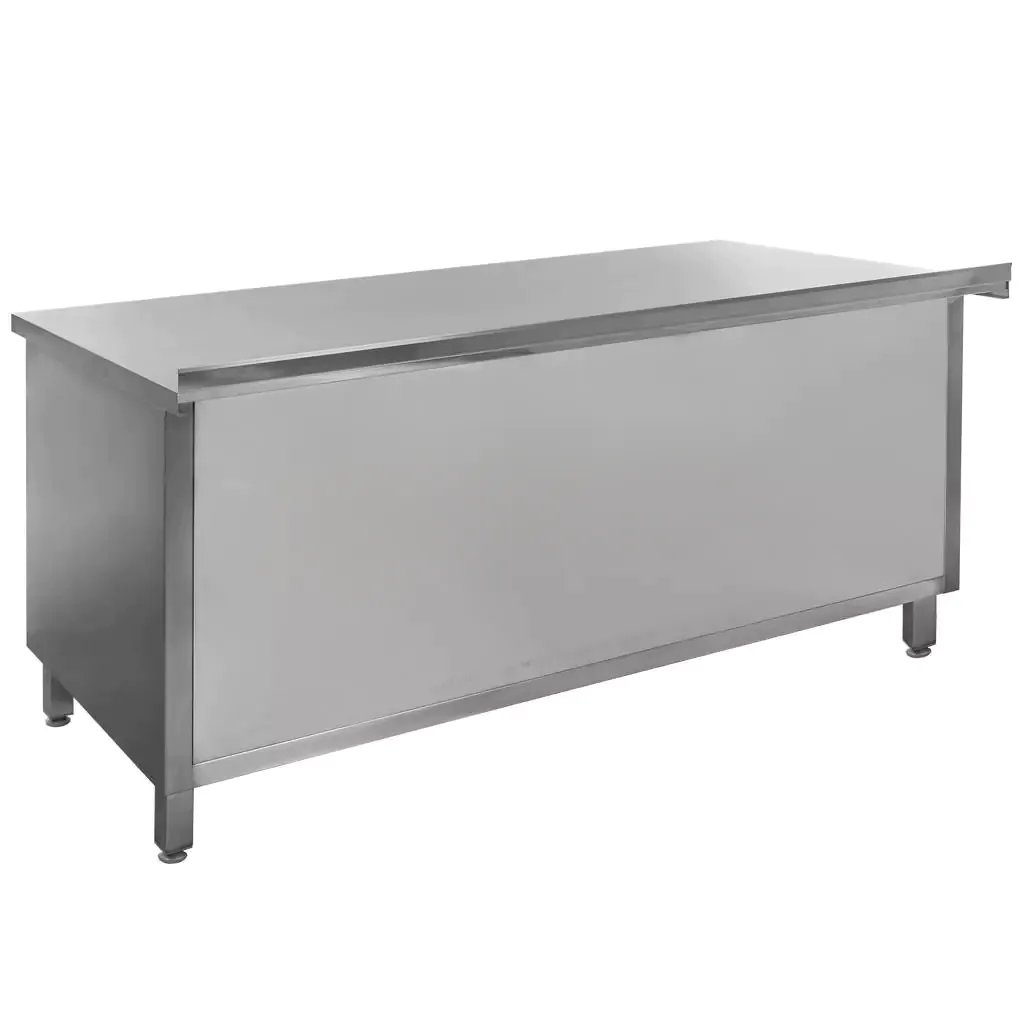 Masa inox perete cu dulap sudat 180x70x85cm [4]