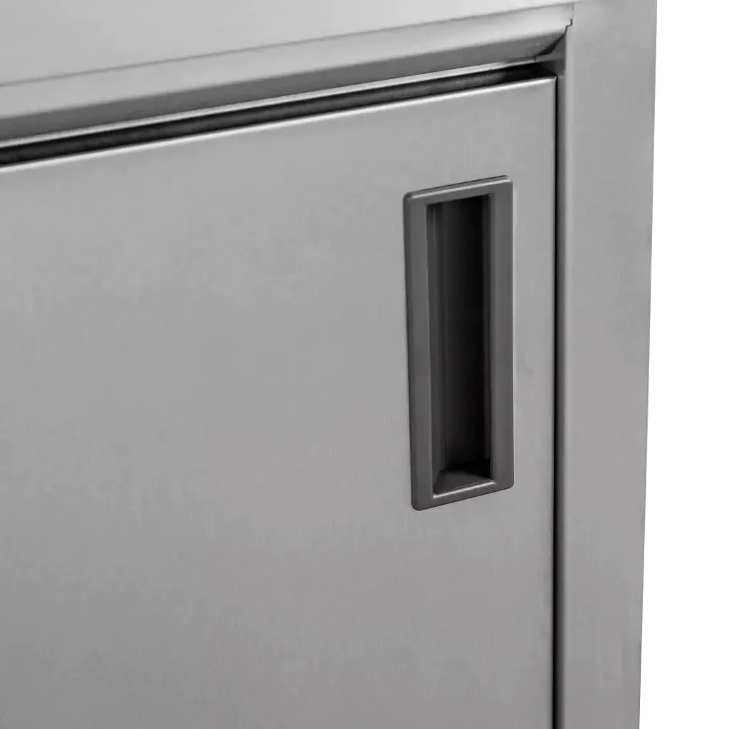 Masa inox perete cu dulap sudat 180x70x85cm [7]