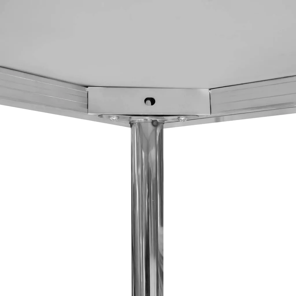 Masa inox perete cu raft 160x60x85cm [6]