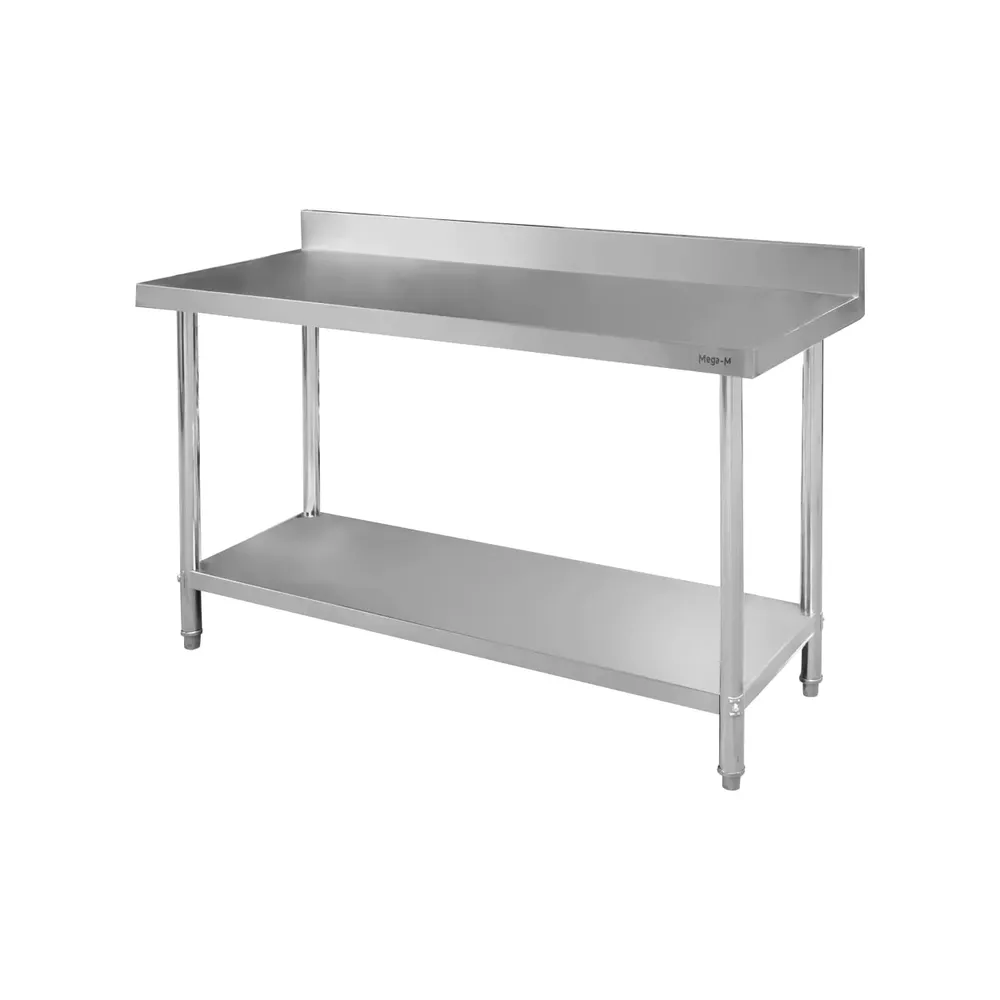 Masa inox perete cu raft 160x60x85cm [1]