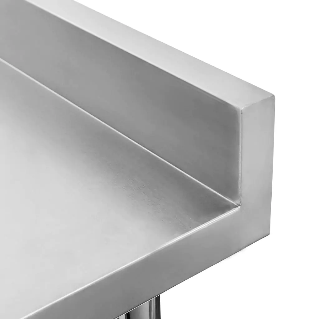 Masa inox perete cu raft 80x60x85cm [3]