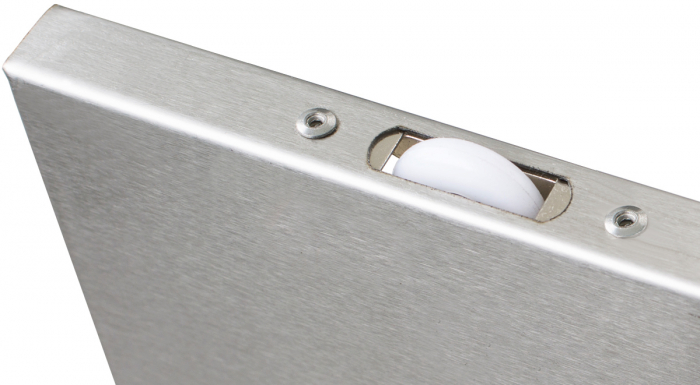 Masa inox tip dulap cu sertare pe stanga si usi glisante 600 mm - 1800x600x950 mm BAS180-60L [5]