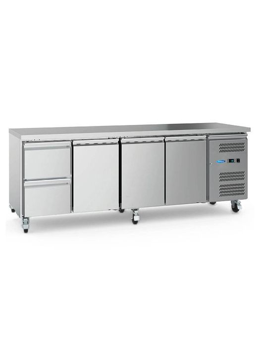 Masa rece din inox 553 litri, 4 usi, temperatura digitala [3]