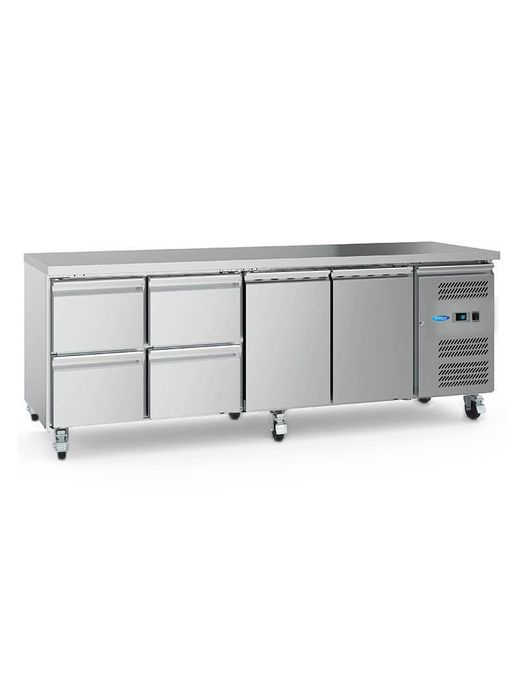 Masa rece din inox 553 litri, 4 usi, temperatura digitala [2]