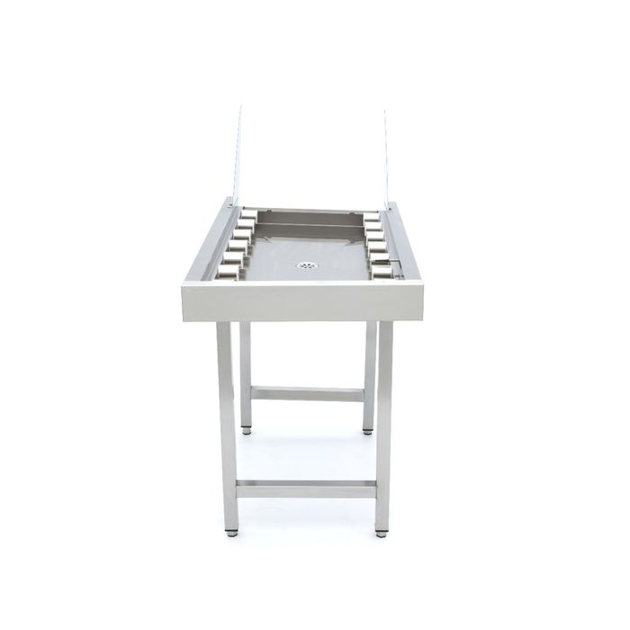 Masa roller inox dreapta 110cm masina spalat vase tunel [8]
