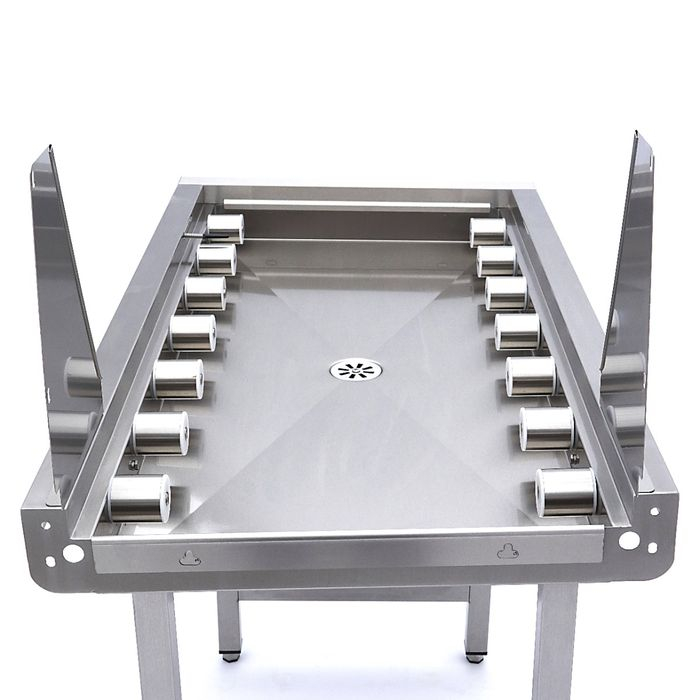 Masa roller inox dreapta 110cm masina spalat vase tunel [6]