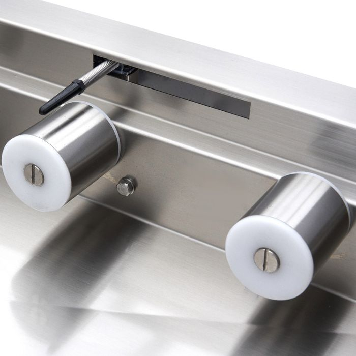 Masa roller inox dreapta 110cm masina spalat vase tunel [4]