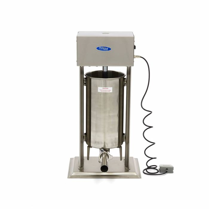Masina automata de umplut carnati 15 litri verticala cu 4 palnii inox [9]