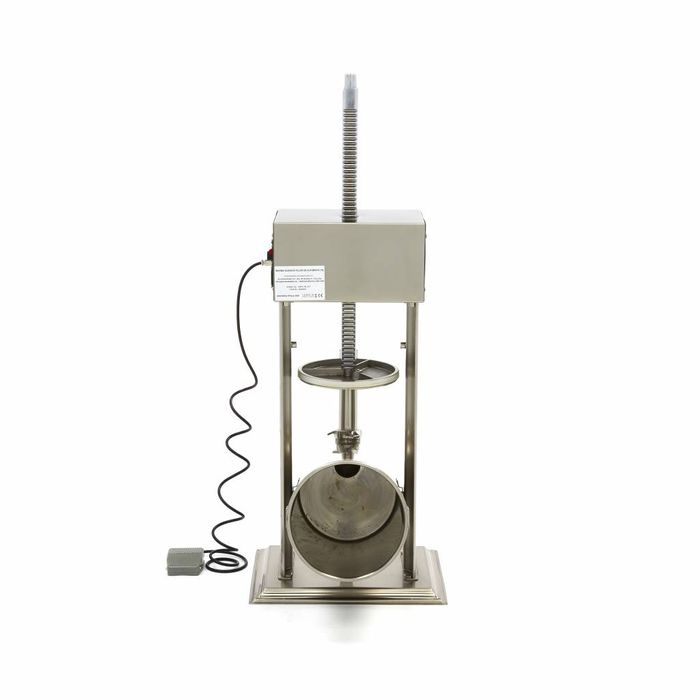 Masina automata de umplut carnati 15 litri verticala cu 4 palnii inox [5]