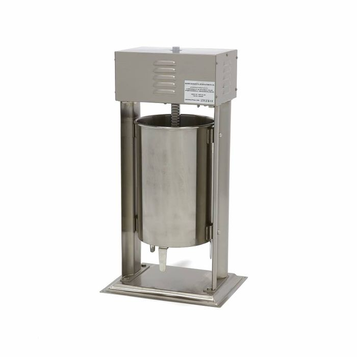 Masina automata de umplut carnati 20 litri verticala cu pedala picior [7]