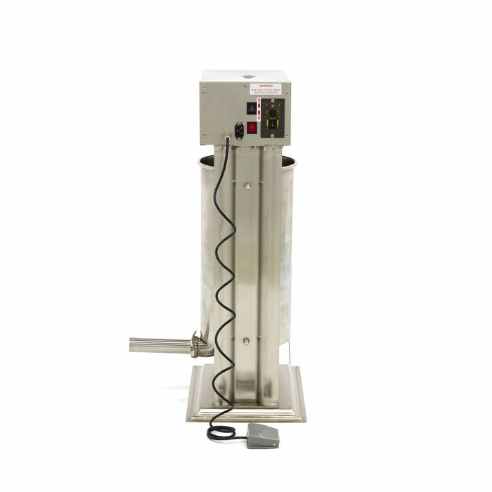 Masina automata de umplut carnati 25 litri verticala cu 4 palnii inox [8]