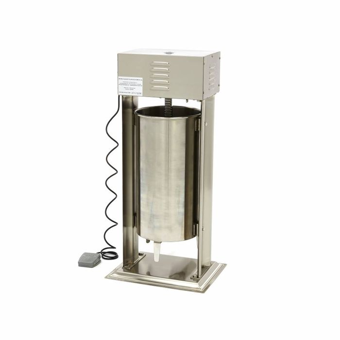 Masina automata de umplut carnati 25 litri verticala cu 4 palnii inox [7]