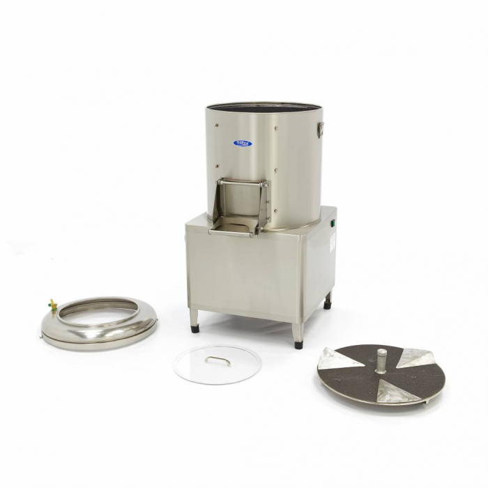 Masina curatat cartofi 30 kg - 600kg/h, 230V, 1,5 kW [6]