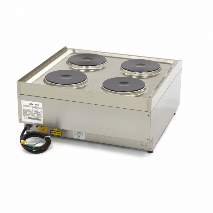 Masina de gatit electrica cu 4 plite rotunde 2x2 kW + 2x1.5 kW, de banc [3]