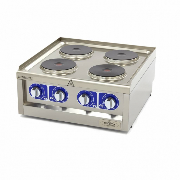 Masina de gatit electrica cu 4 plite rotunde 2x2 kW + 2x1.5 kW, de banc [2]
