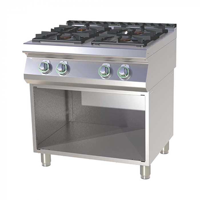 Masina de gatit gaz cu 4 arzatoare alama cu suport, 4+3x8,5 kW, linia 700, SPS780G [1]