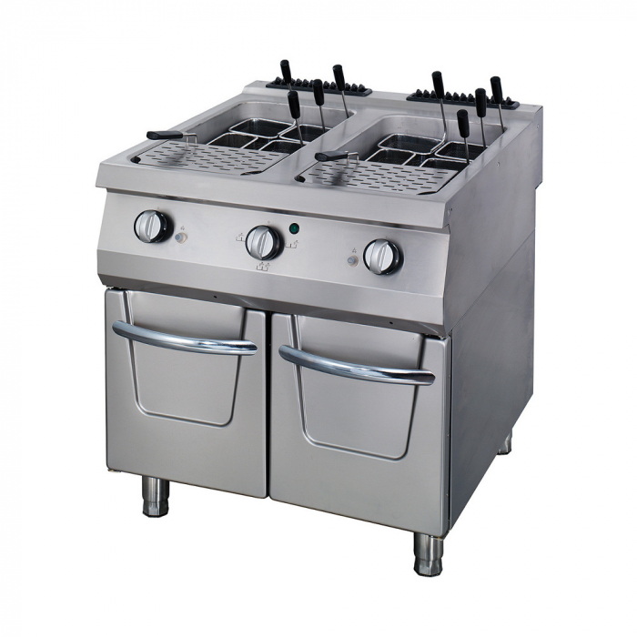 Masina de gatit paste pe gaz cu suport tip dulap cu 2 usi, 2x40 litri, 36 kW, linia 900 [2]