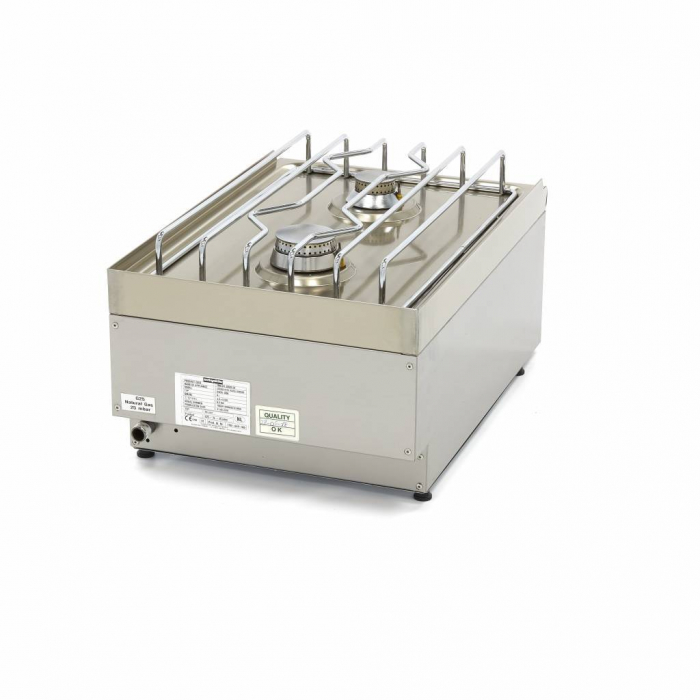 Masina de gatit pe gaz cu 2 arzatoare 5 kW + 3.5 kW de banc [3]