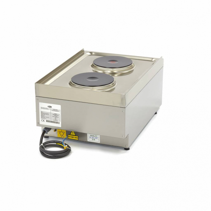 Masina de gatit electrica cu 2 plite rotunde 2 kW + 1.5 kW, de banc [3]