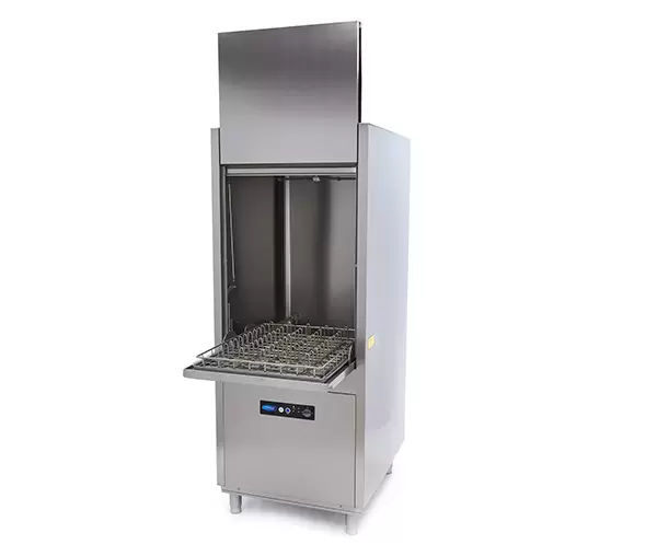 Masina profesionala de spalat vase/oale cu deschidere frontala 60x76 cm - cu pompa de clatire - 16,7 kW, 400V [3]