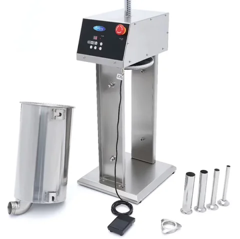 Mașină de umplut cârnați electrica din inox 10 litri [3]